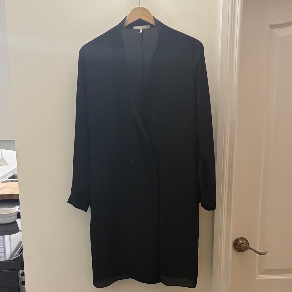 OAK + FORT Black Women's Blazer Coat